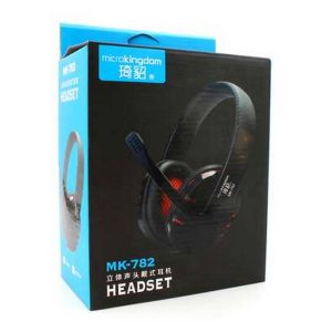MK-782 Classic Design Shape Gaming Stereo Gaming Headphones For PC & Laptop