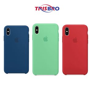 iPhone XS Max Official Colorful Silicone Logo Case