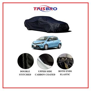 Toyota Vitz 2016-2021 Polymer Carbon Coated Car Top Cover